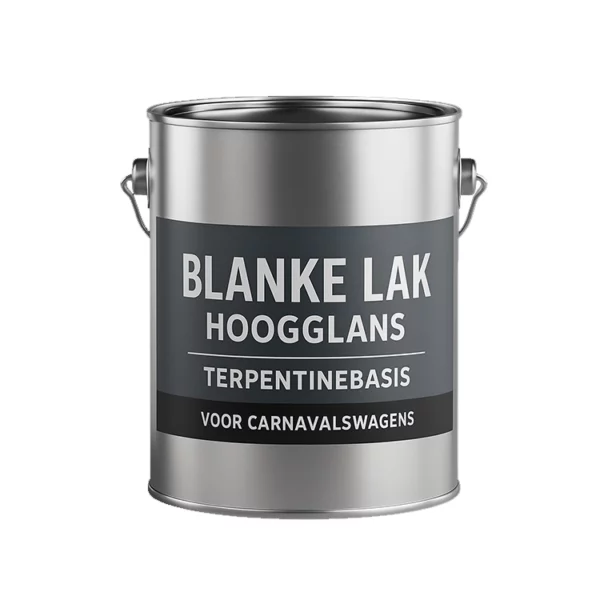 Blanke lak Carnavalswagen