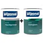 Wijzonol Aqua Zijdeglans combideal 1 liter lichte kleur