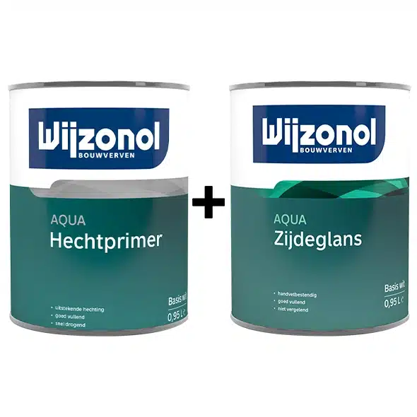 Wijzonol Aqua Zijdeglans combideal 1 liter lichte kleur