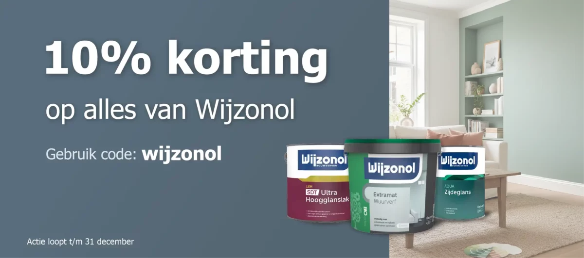 kortingsactie Wijzonol bij verfplaza