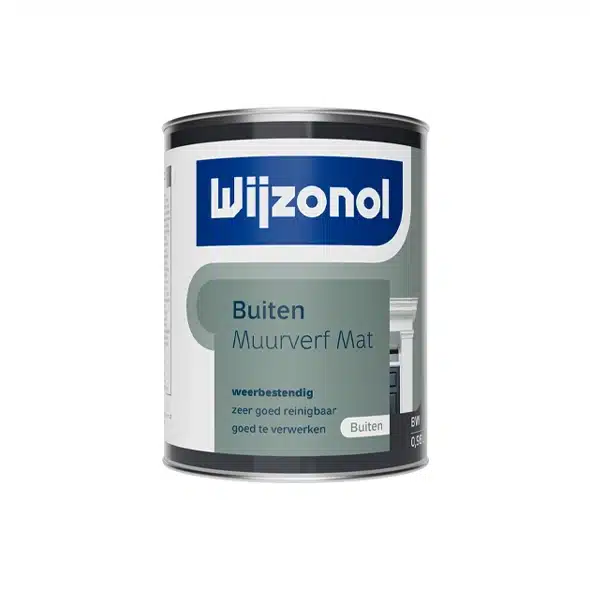 Wijzonol Muurverf voor Buiten Mat 1 liter