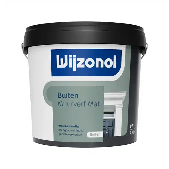 Wijzonol Muurverf voor Buiten Mat 5 liter