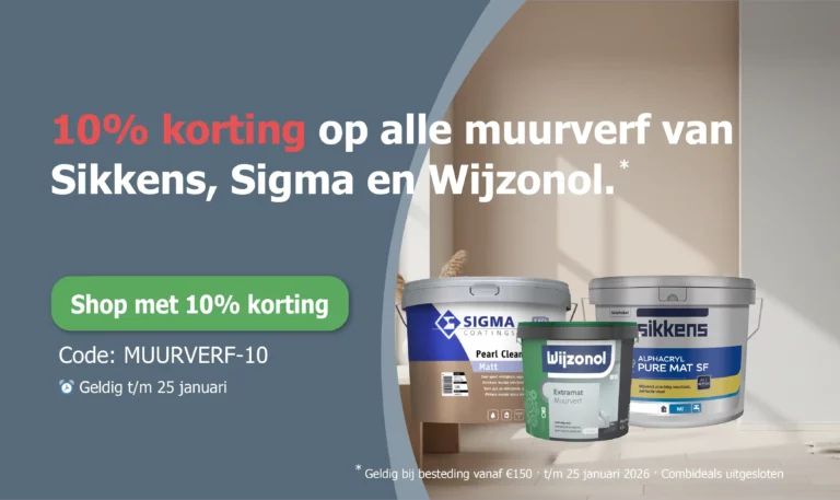 Verf aanbieding sikkens, sigma en wijzonol   Verfplaza