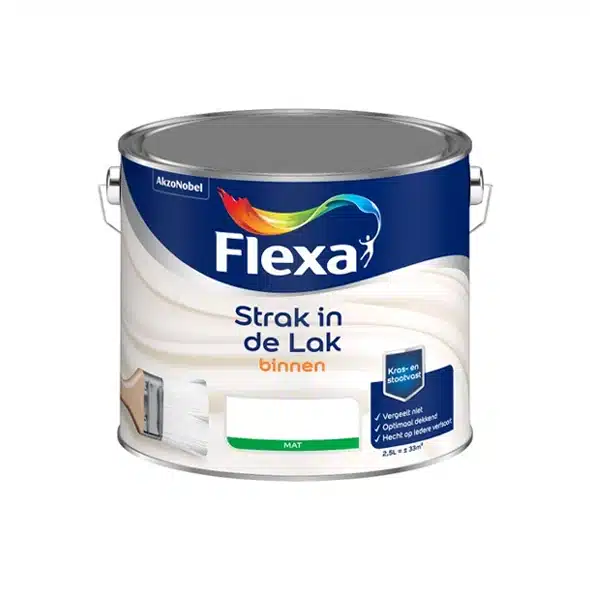 Flexa Strak in de Lak binnenlak mat 2,5 liter