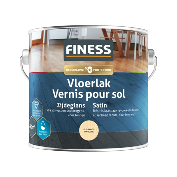 Finess Vloerlak Zijdeglans 2,5 liter