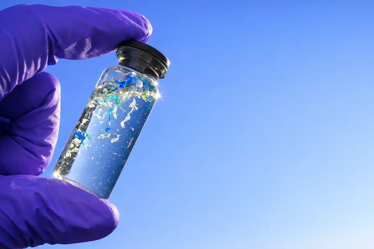 Microplastics in water