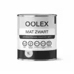 Oolex Beits Mat Zwart 1 liter
