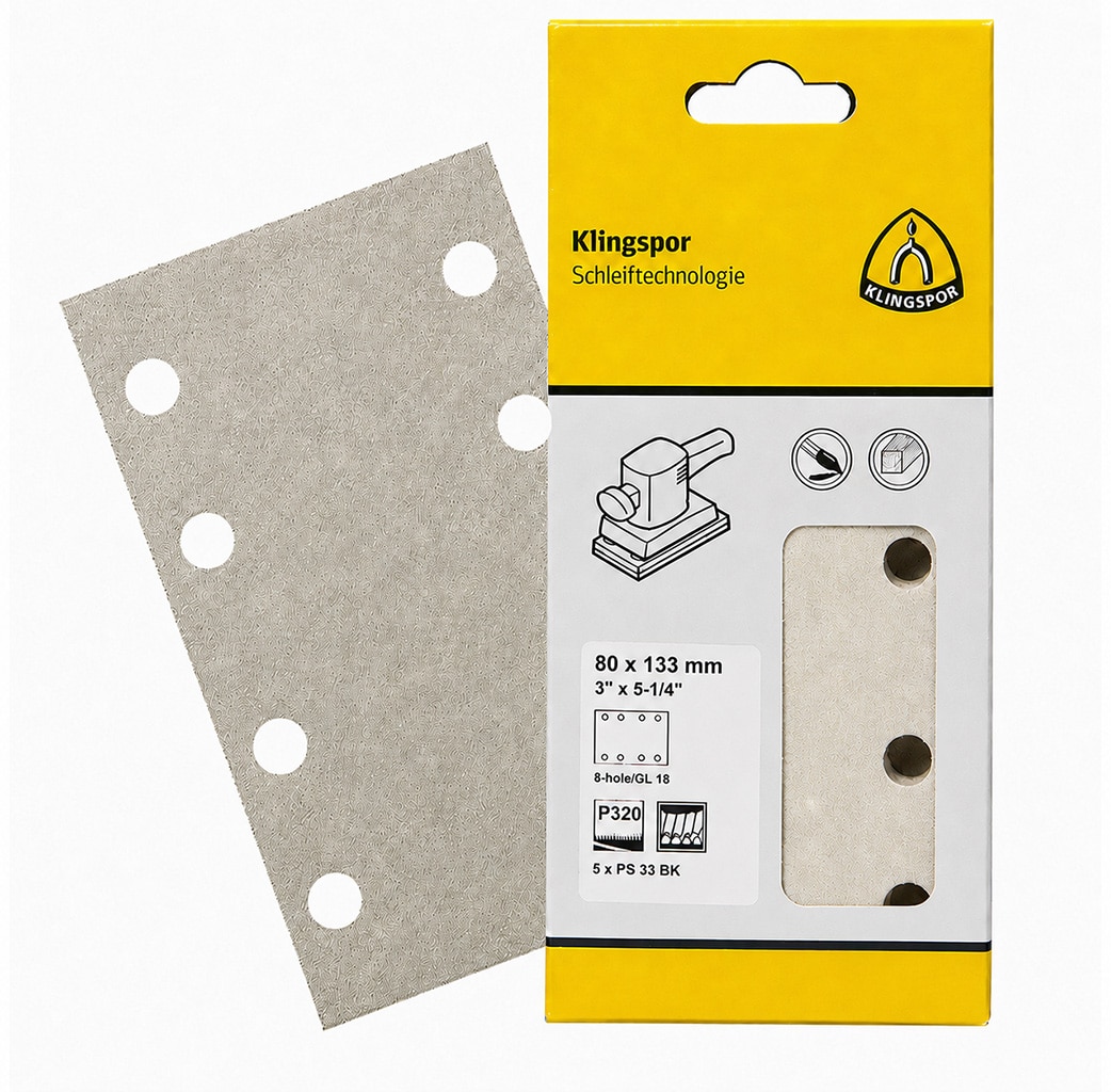Klingspor Schuurpad Rechthoek 80×133 mm korrel 320