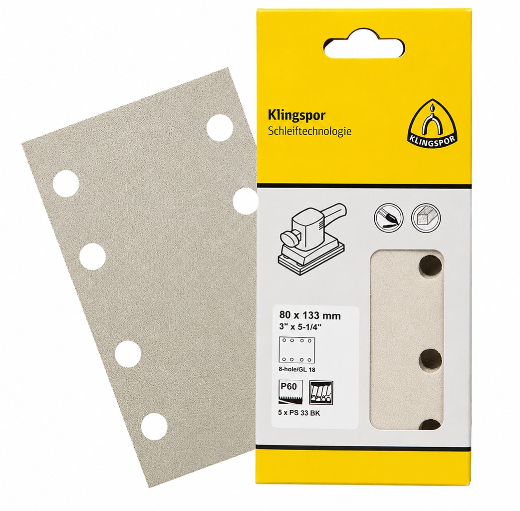 Klingspor Schuurpad Rechthoek 80×133 mm korrel 60