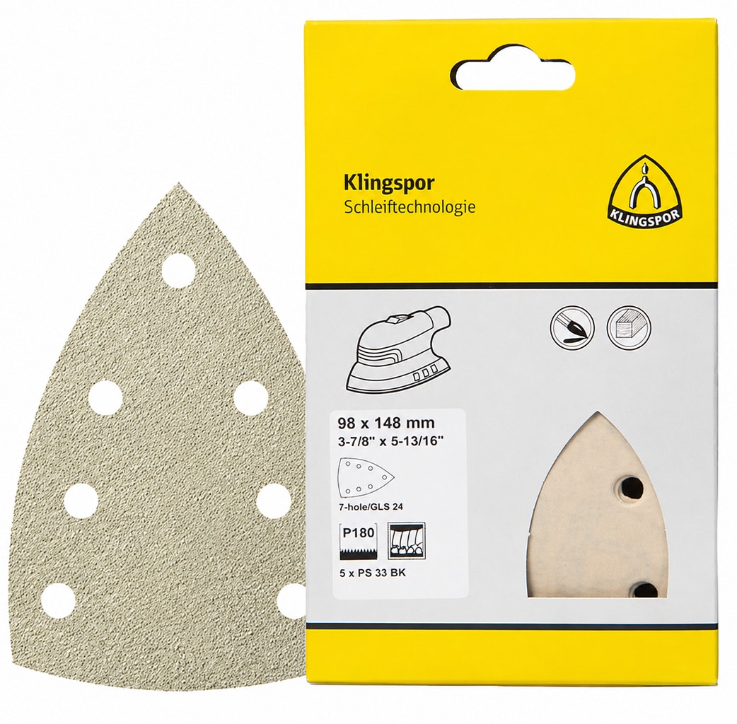 Klingspor Schuurpapier Delta 98×148 mm korrel 180