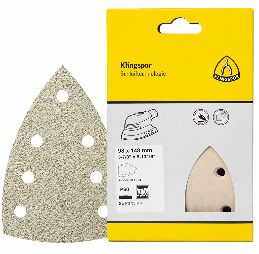 Klingspor Schuurpapier Delta 98×148 mm korrel 60
