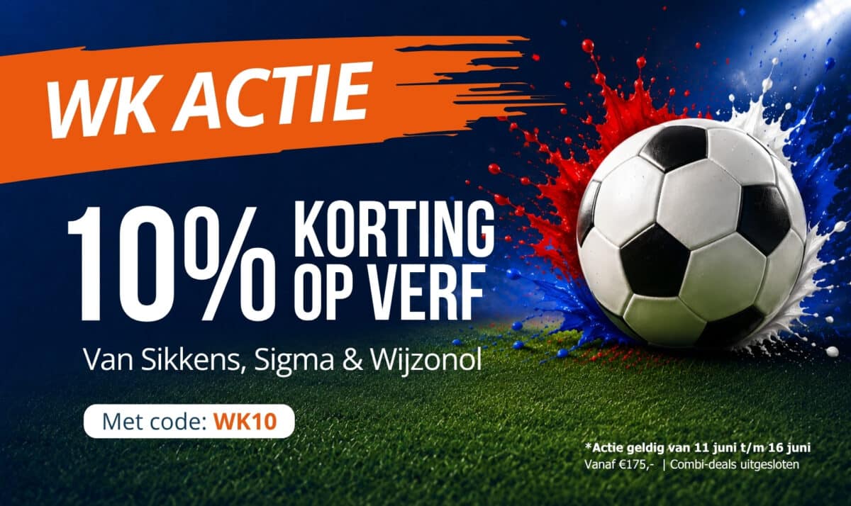 Verfaanbieding - wk actie