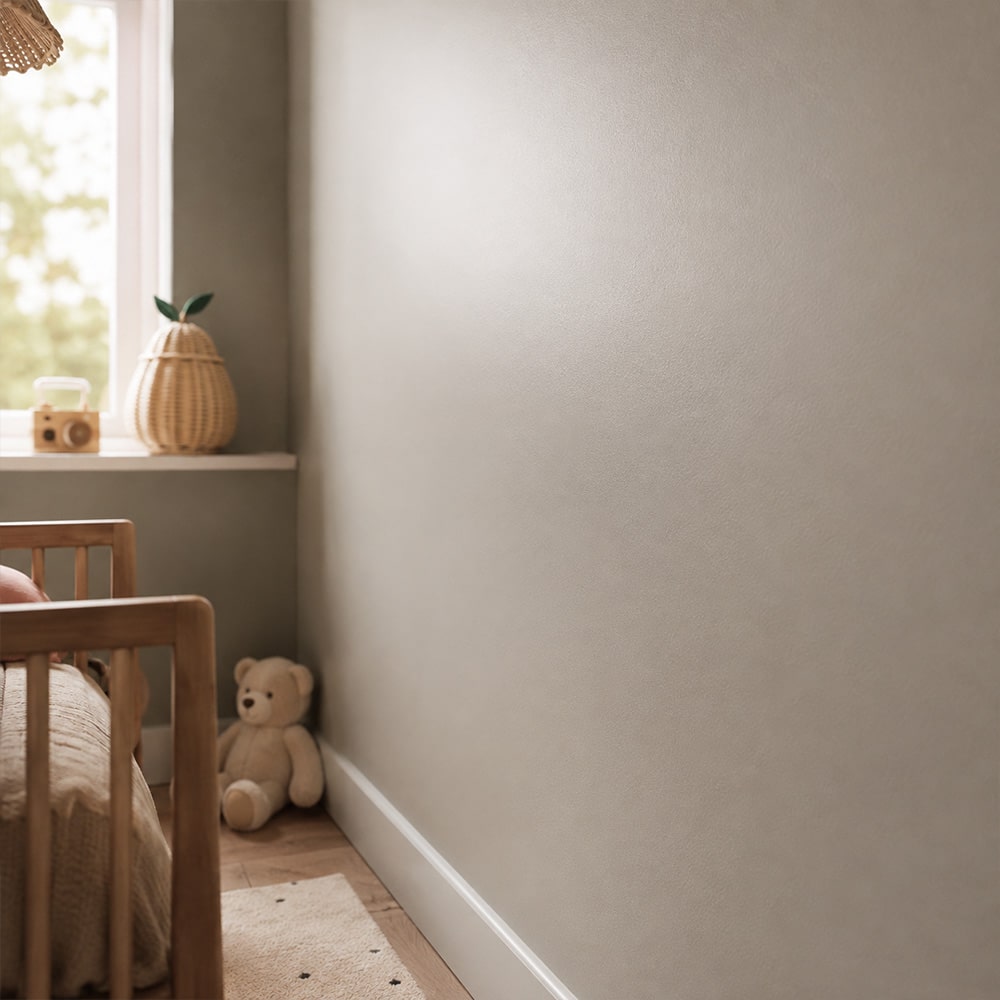 Kinderkamer muur met matte afwerking