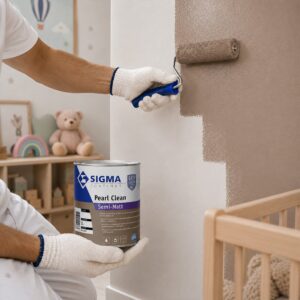 Sigma Pearl Clean Matt Semi Matt schilderen in kinderkamer