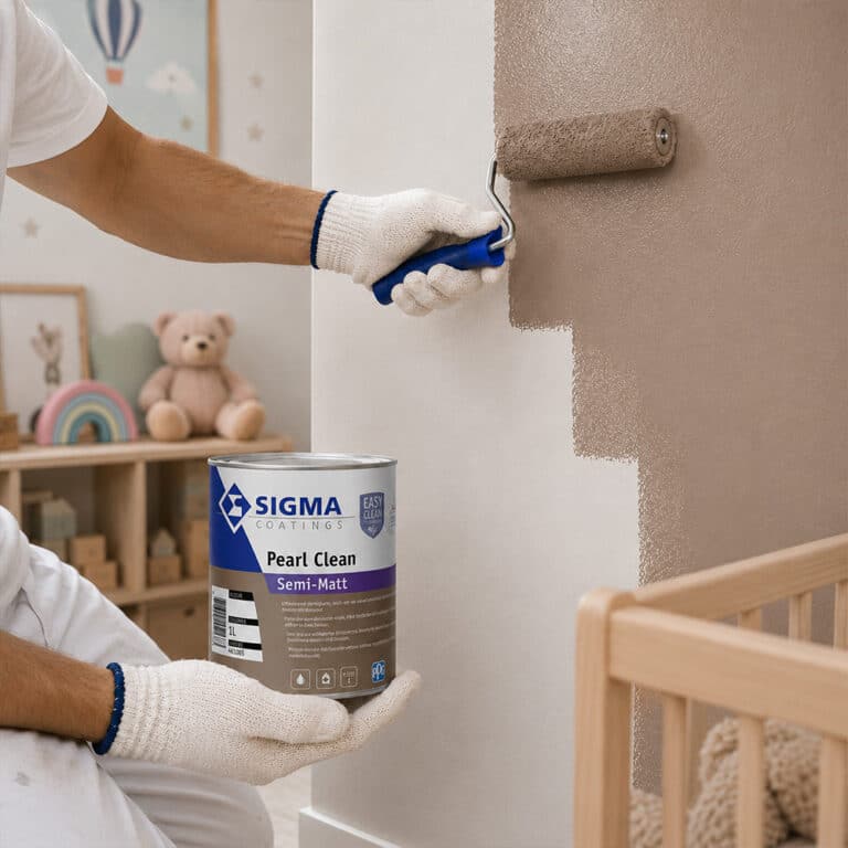 Sigma Pearl Clean Matt Semi Matt schilderen in kinderkamer