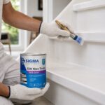 Sigma S2U Nova Traplak Soft Satin schilderen op trap
