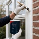 buitenkozijnen schilderen met Gewoon Zijdeglans buitenlak