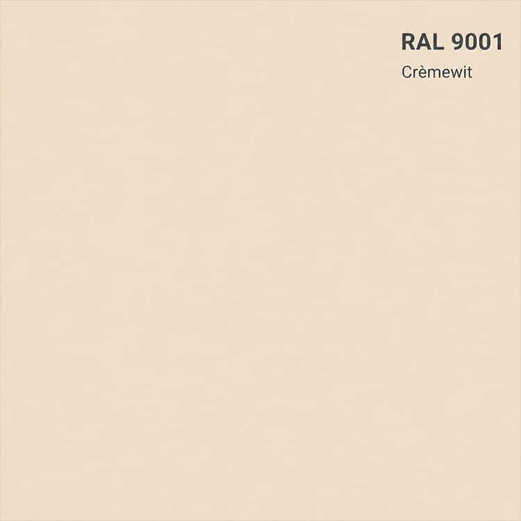 RAL 9001 Cremewit vierkant beeld