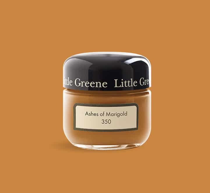 Ashes of Marigold Little Greene sample pot