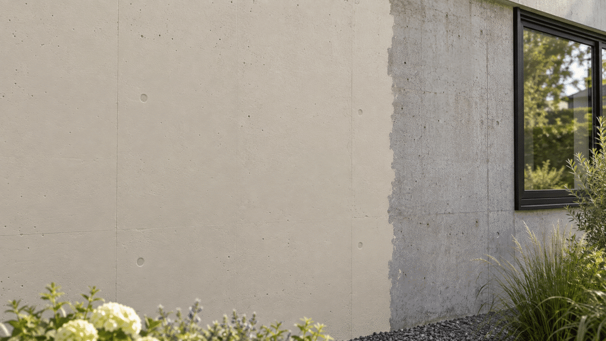 Beton schilderen buiten