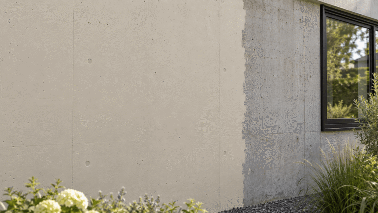 Beton schilderen buiten