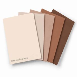 Flexa Pure Kleurstaal Collectie Red Terra