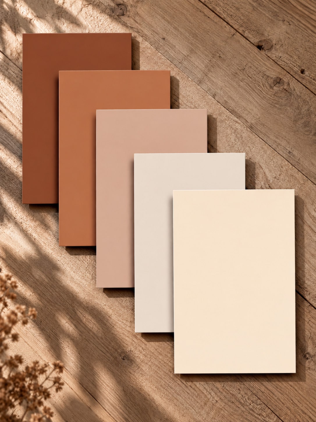 Flexa Pure Kleurstaal Collectie Red Terra verzameling