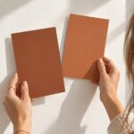 Testen kleurstalen real Red Terra en Deep Red Terra