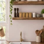 Esthetische klassieke keuken in Quiet Sand