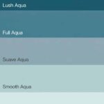 Flexa Pure Kleurstaal Collectie Aqua 3