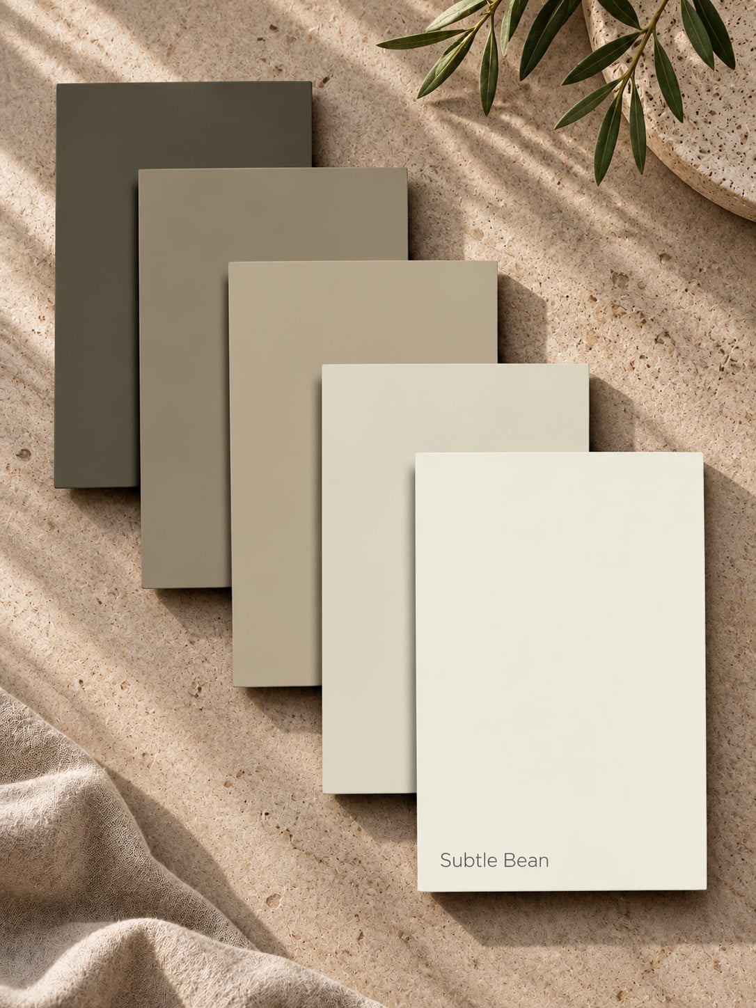 Flexa Pure Kleurstaal Collectie Bean 2