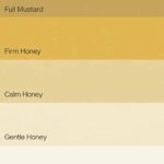 Flexa Pure Kleurstaal Collectie Honey overzicht