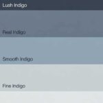 Flexa Pure Kleurstaal Collectie Indigo 3