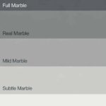 Flexa Pure Kleurstaal Collectie Marble overzicht