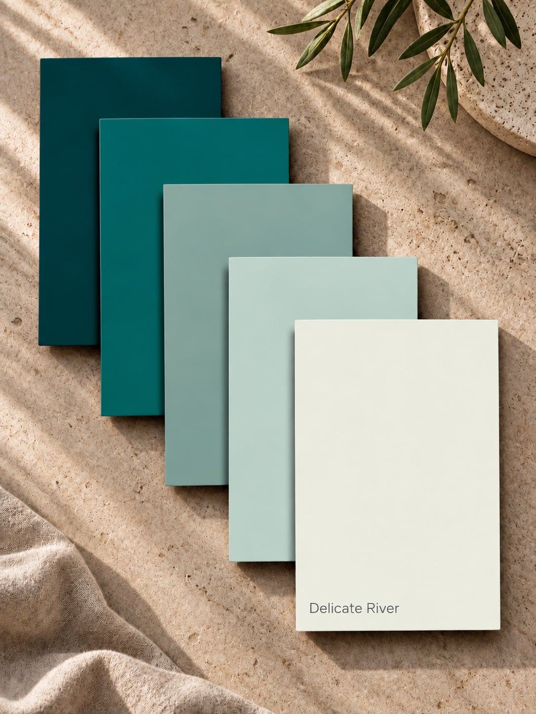 Flexa Pure Kleurstaal Collectie Ocean verzameling
