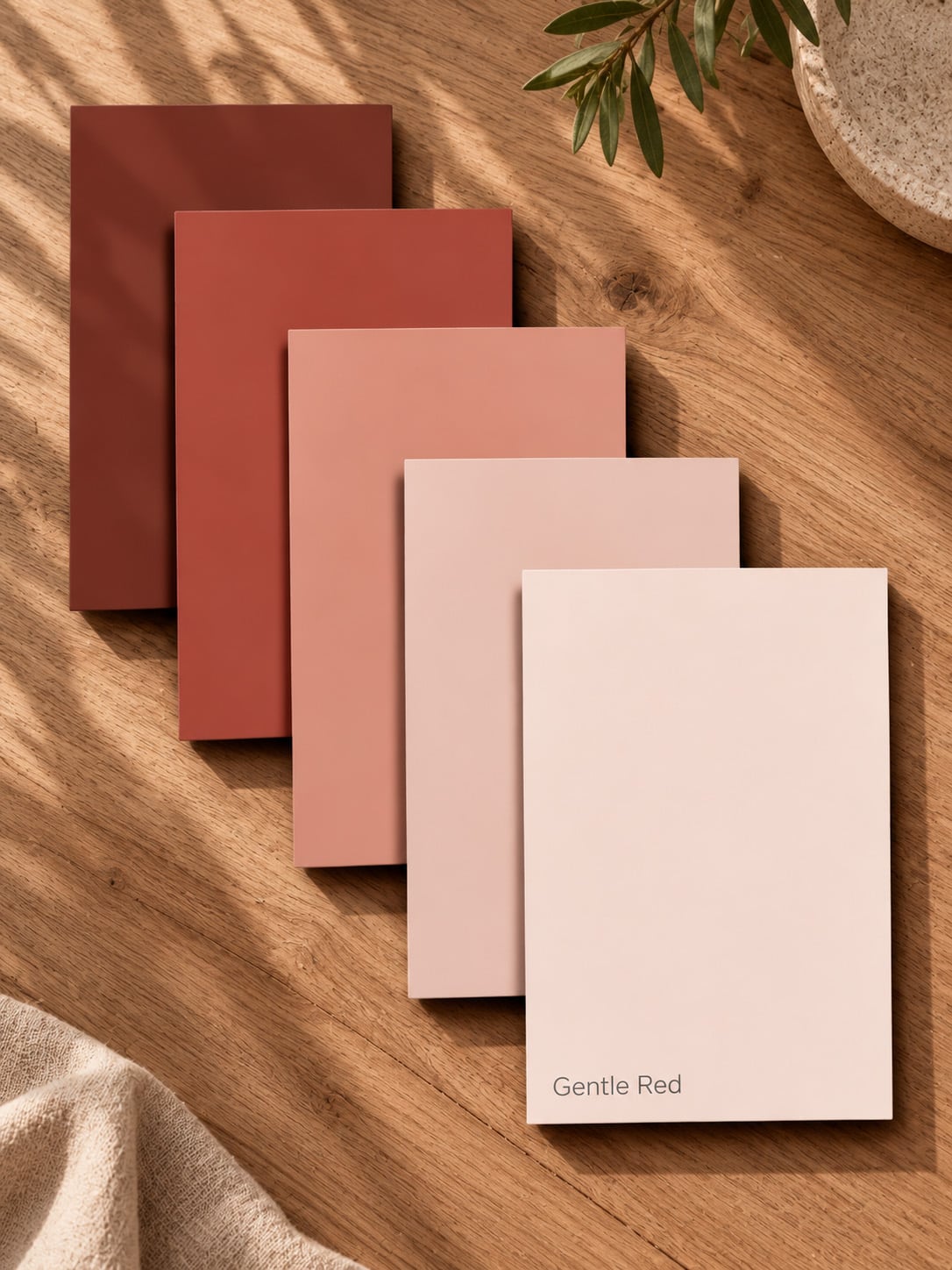 Flexa Pure Kleurstaal Collectie Red verzameling