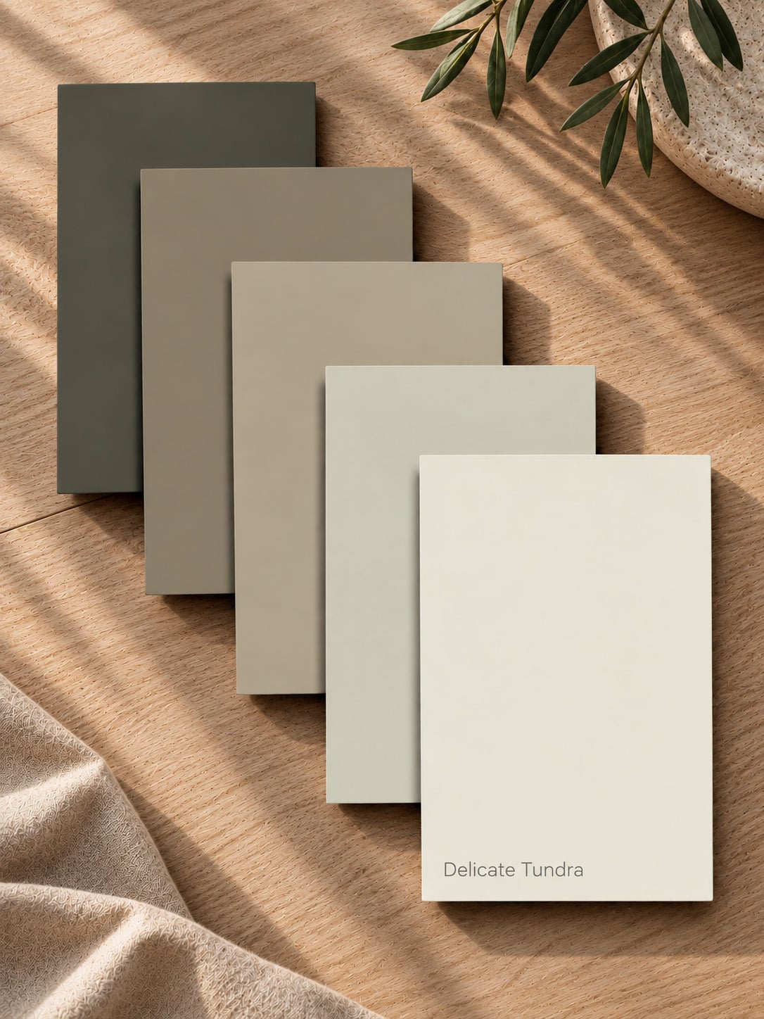 Flexa Pure Kleurstaal Collectie Tundra 2