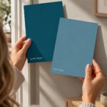 Testen Flexa Pure Kleurstaal Collectie Aqua Lush Aqua en Full Aqua