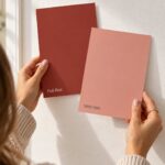 Testen Flexa Pure Kleurstaal Collectie Red met Full red en Mild Red