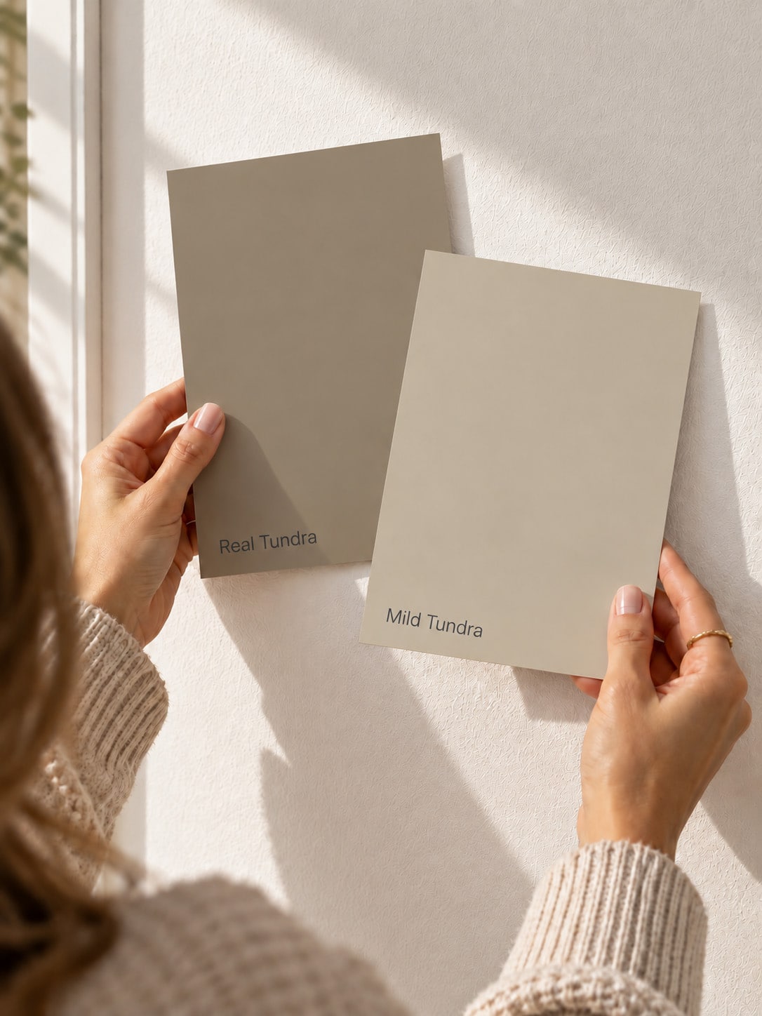 Testen Flexa Pure Kleurstaal Collectie Tundra – Real Tundra en Mild Tundra