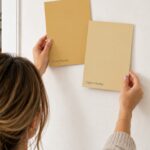 Testen Kleurstaal Collectie Honey met Firm Honey en Calm Honey