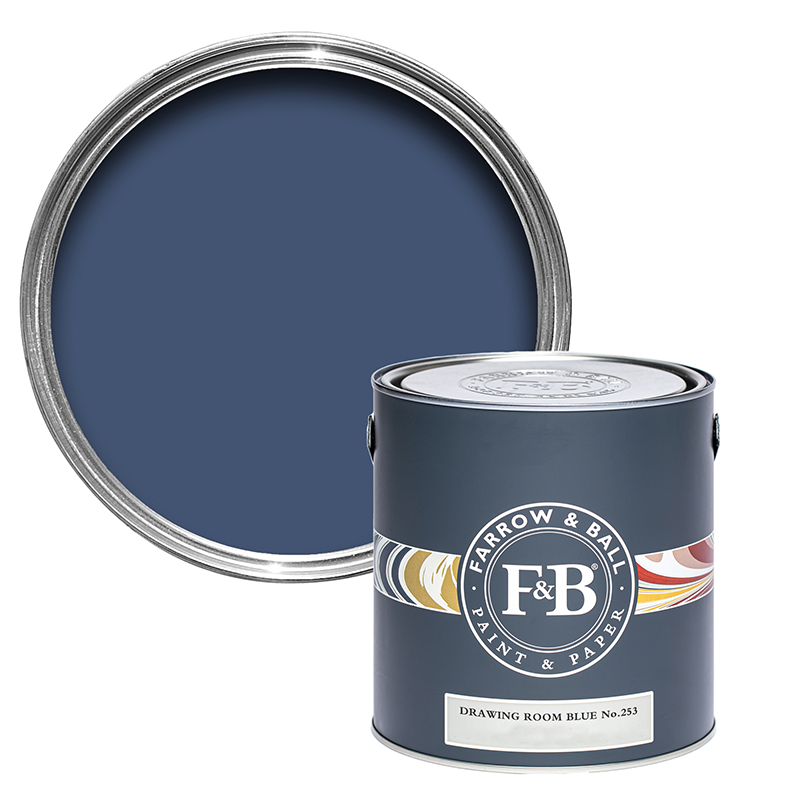 Farrow and Ball Drawing Room Blue No. 253 Verfplaza