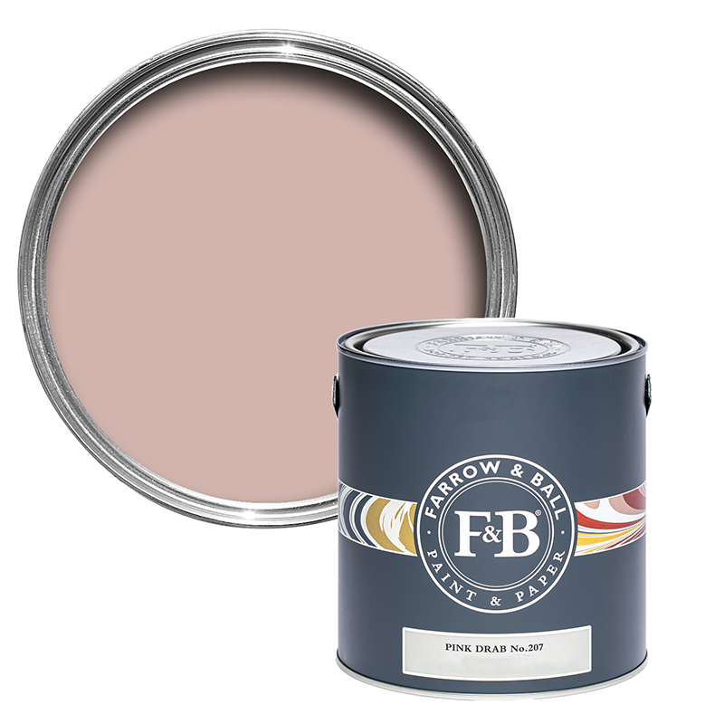 Farrow and Ball Pink Drab No. 207 Verfplaza