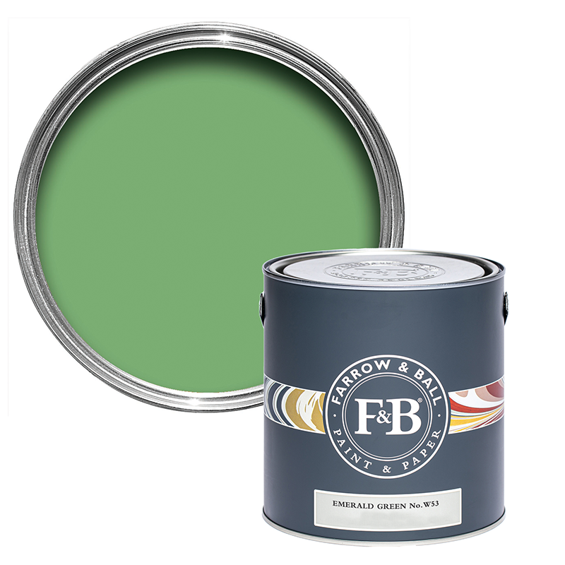 Farrow and Ball Emerald Green No. W53 Verfplaza